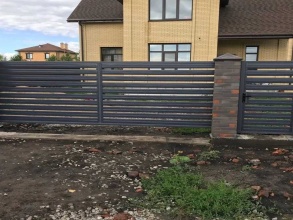 Забор жалюзи 72 метра фото в Пересвете