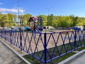 Забор на детскую площадку 32 метра фото цена за метр под ключ